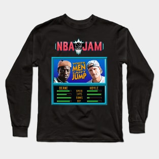 NBA JAM - White men can't jump Long Sleeve T-Shirt